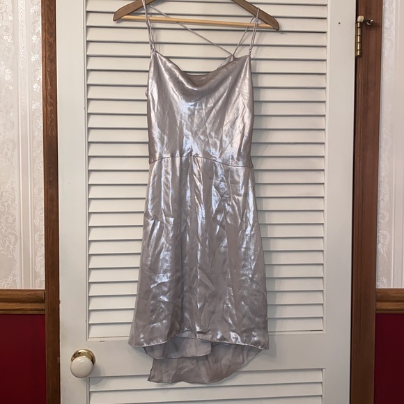 Silver party dress - Picture 3 of 8